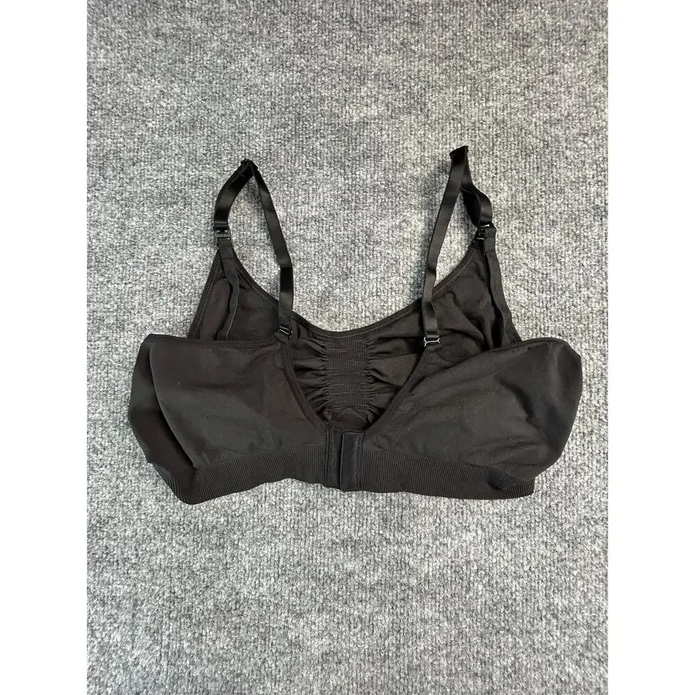 SKIMS Black Seamless Wireless Bra L XL Sculpting Adjustable Strap Bralette NWOT - Picture 2 of 9